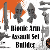 Custom Assault Arms Builder – Bionic Conversion Kit by Helforged Miniatures
