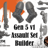 Custom Assault Arms Builder – Gen 5 v1 Conversion Kit by Helforged Miniatures