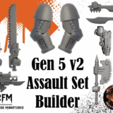 Custom Assault Arms Builder – Gen 5 v2 Conversion Kit by Helforged Miniatures