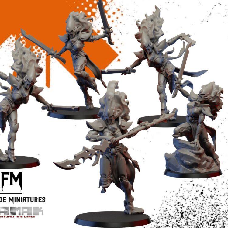 Space Elf Screamer Squad by Ghamak