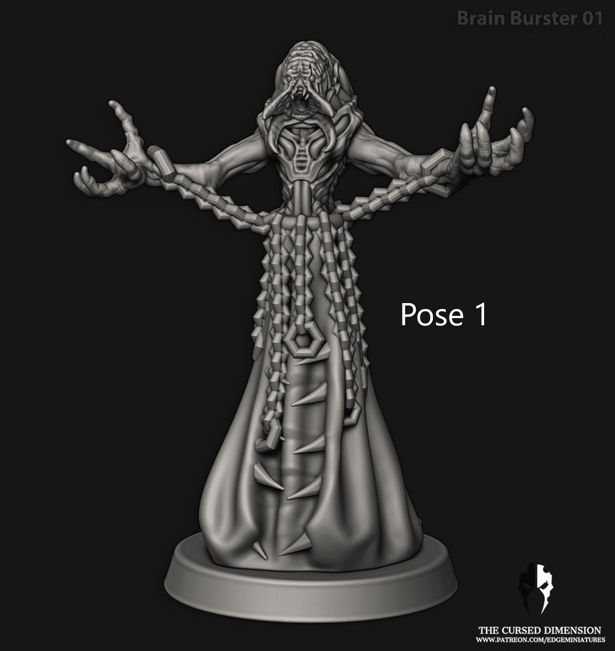 Brain Burster Squad by Edge Miniatures | Dark Space Elves - Image 2