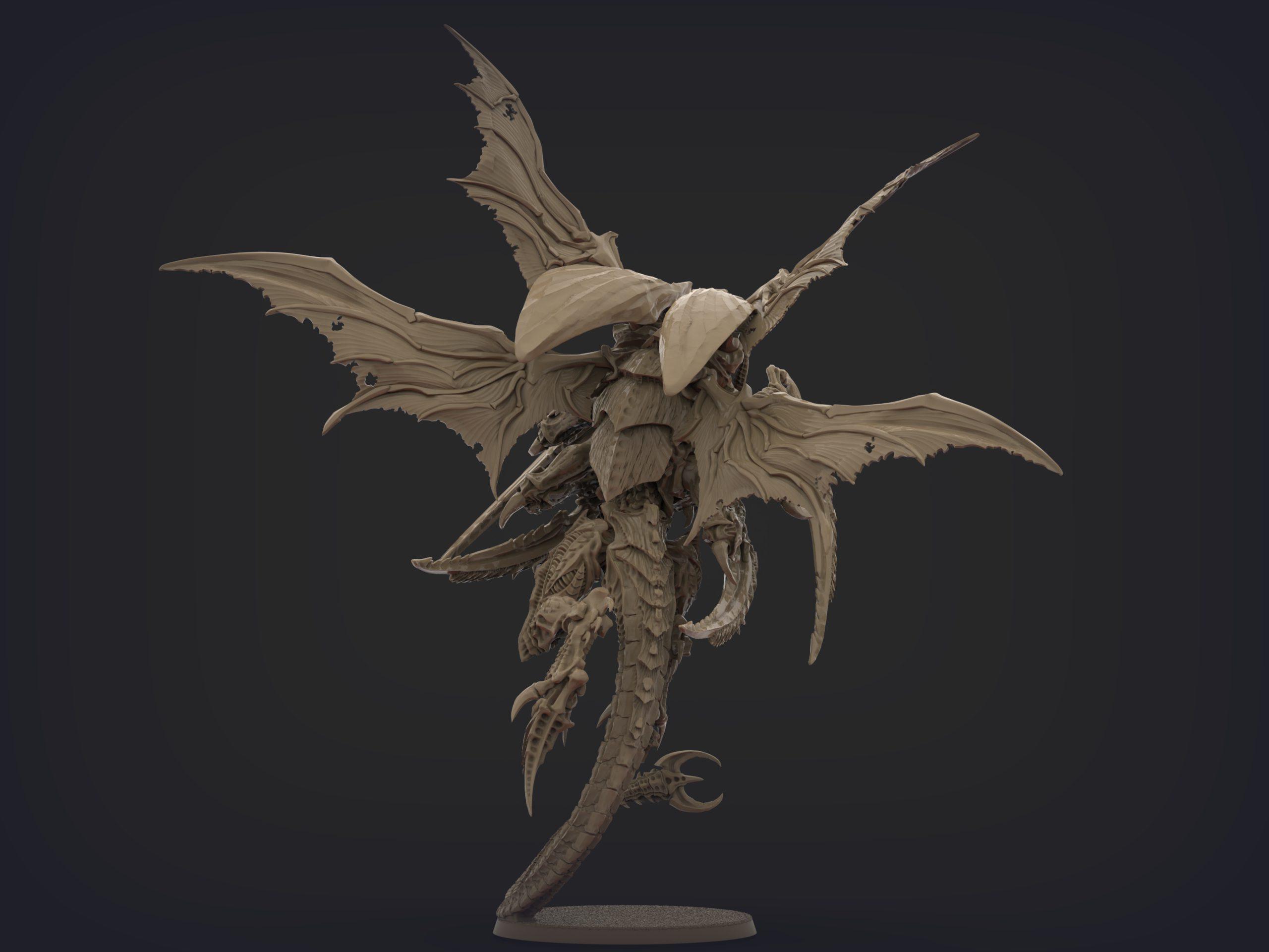 Cleopatra Flying Tyrant Bug by IO_BUTOV - Space Bugs - Hive Tyrant Proxy - Image 12