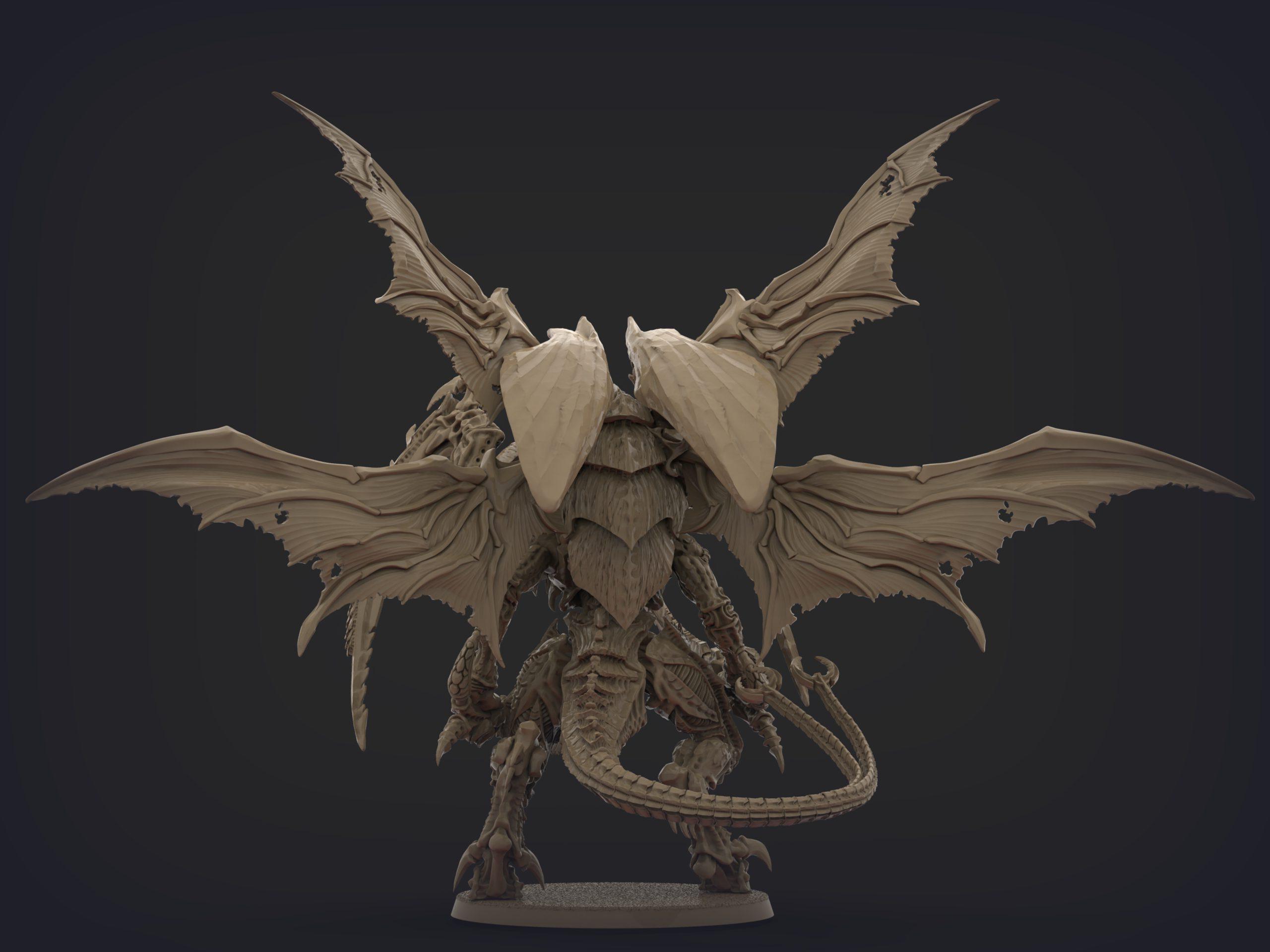 Cleopatra Standing Tyrannical Bug by IO_BUTOV - Space Bugs - Hive Tyrant Proxy - Image 14