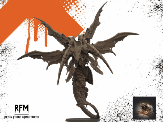 Cleopatra Flying Tyrant Bug by IO_BUTOV -  Space Bugs - Hive Tyrant Proxy