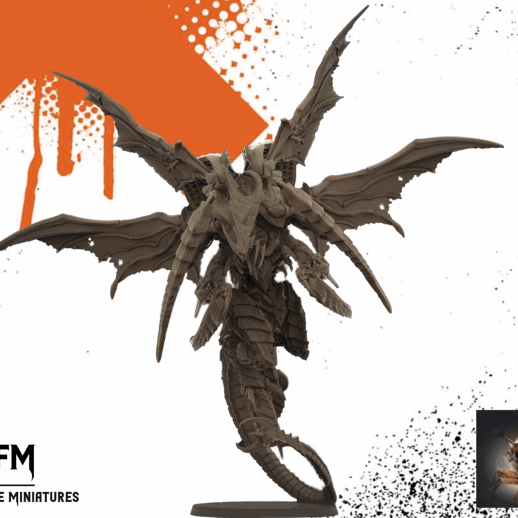 Cleopatra Flying Tyrant Bug by IO_BUTOV -  Space Bugs - Hive Tyrant Proxy