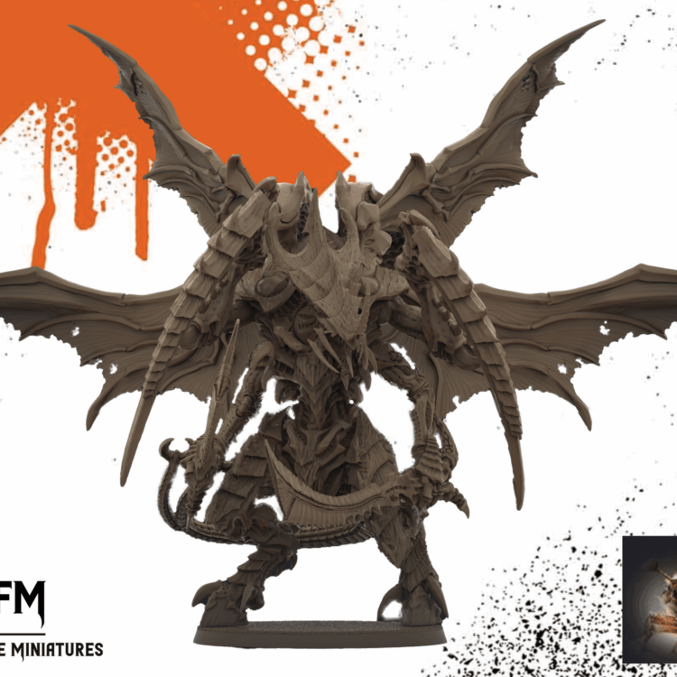 Cleopatra Standing Tyrannical Bug by IO_BUTOV -  Space Bugs - Hive Tyrant Proxy