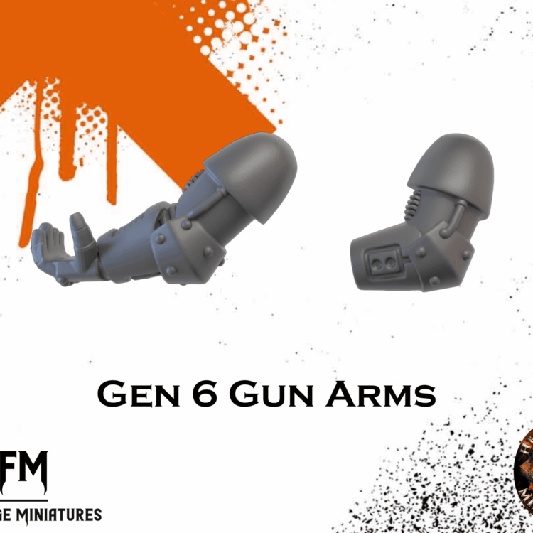 Gen 6 Gun Arms x10 by Helforged Miniatures
