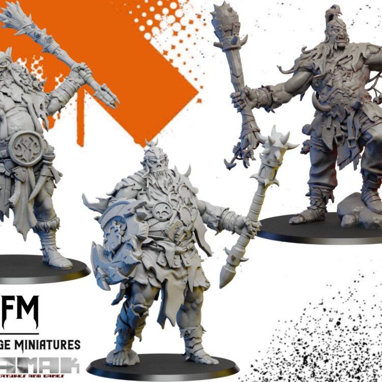 Giant Trio by Ghamak | Fantasy Ogres