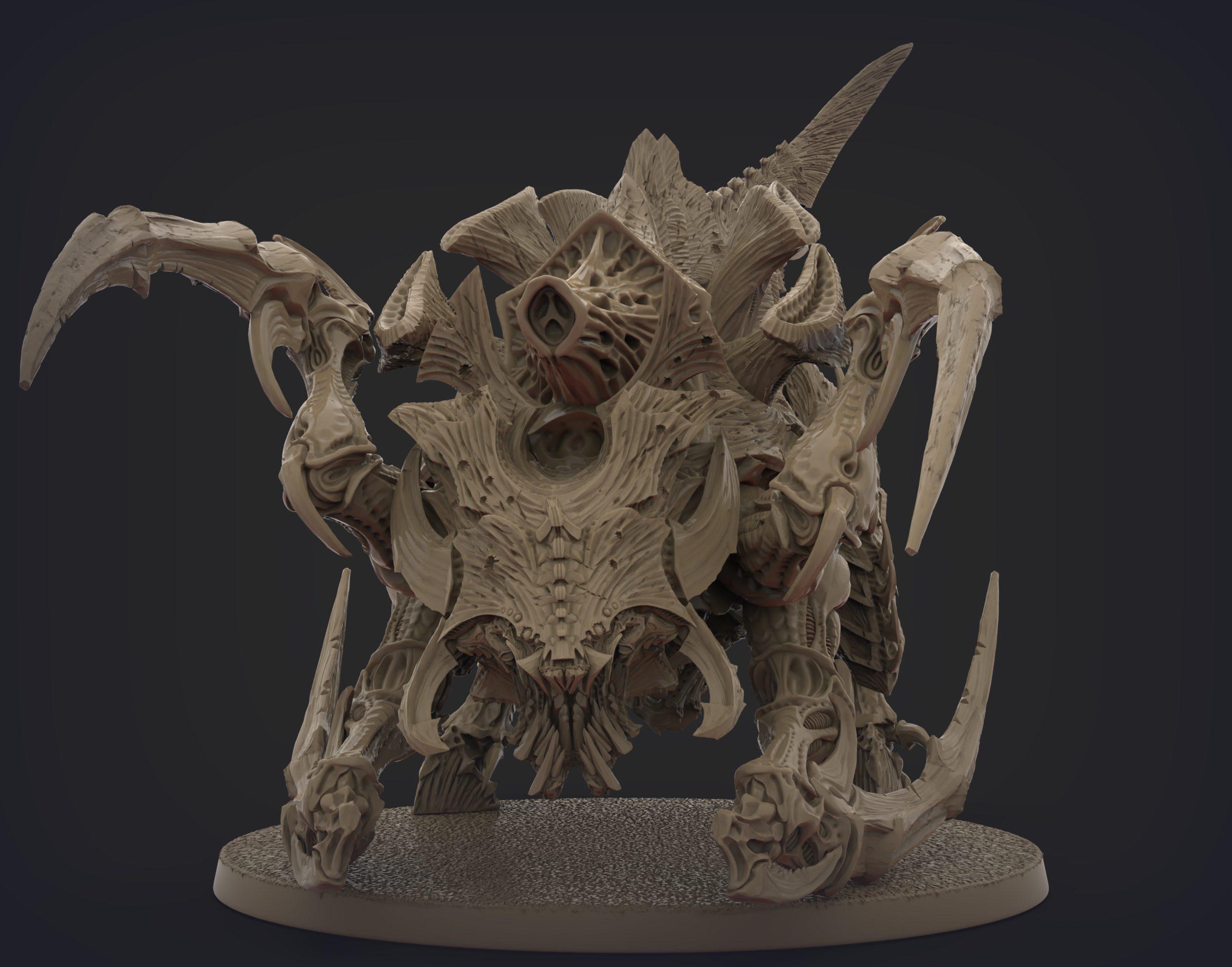Giant Space Mantis #3 by IO_BUTOV - Space Bugs - Hierodule Proxy - Image 6