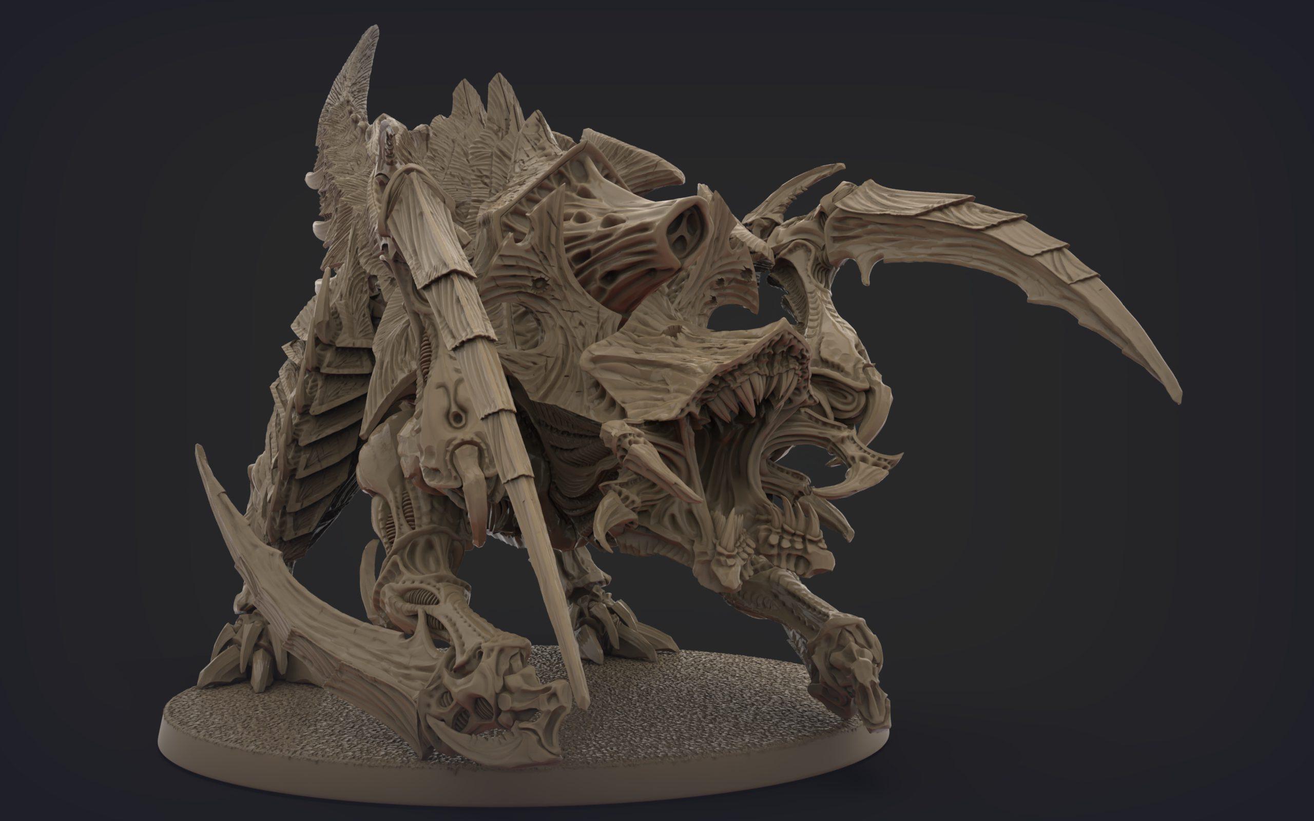 Giant Space Mantis #3 by IO_BUTOV - Space Bugs - Hierodule Proxy - Image 9