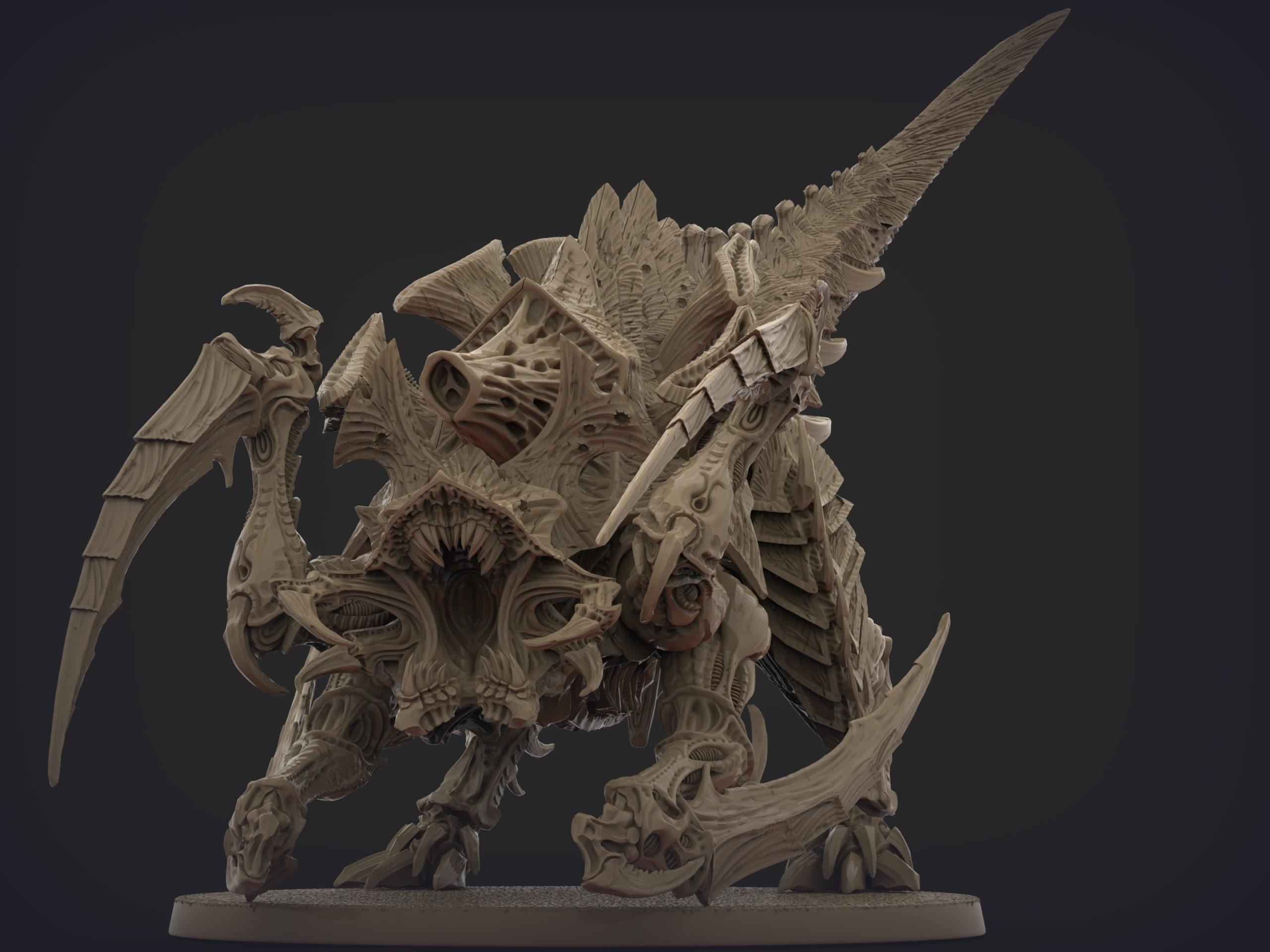 Giant Space Mantis #3 by IO_BUTOV - Space Bugs - Hierodule Proxy - Image 10