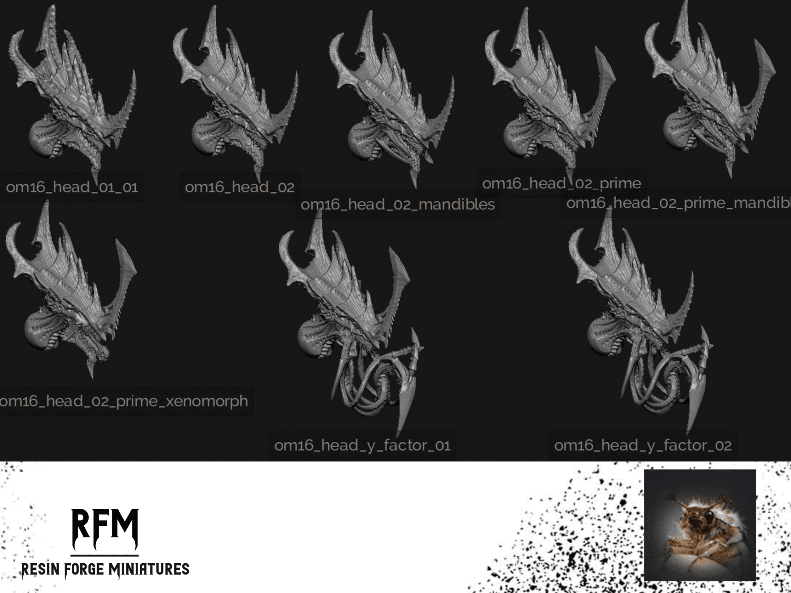 Cleopatra Flying Tyrant Bug by IO_BUTOV - Space Bugs - Hive Tyrant Proxy - Image 9