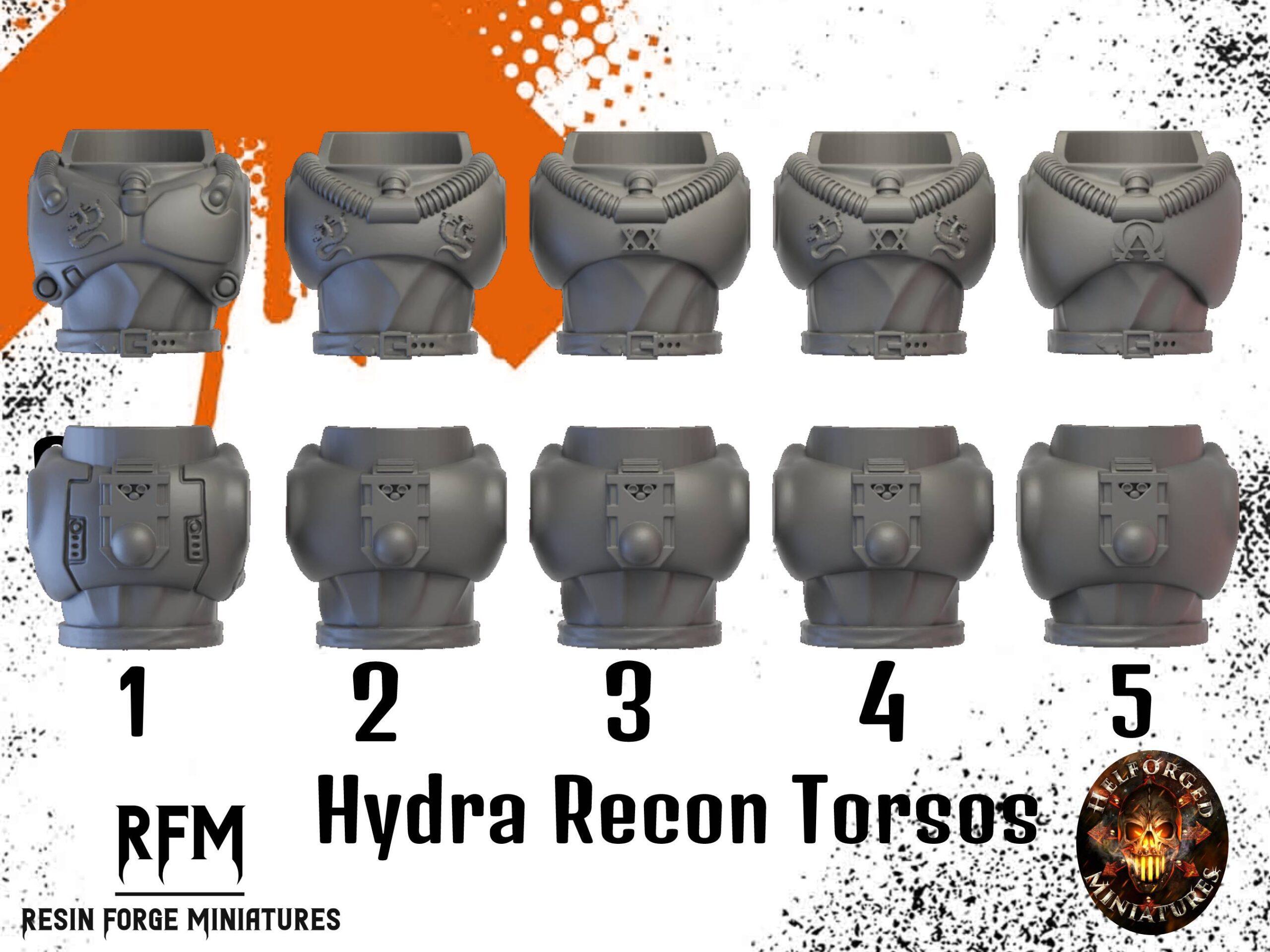Hydra Legion Recon Torsos by Helforged Miniatures