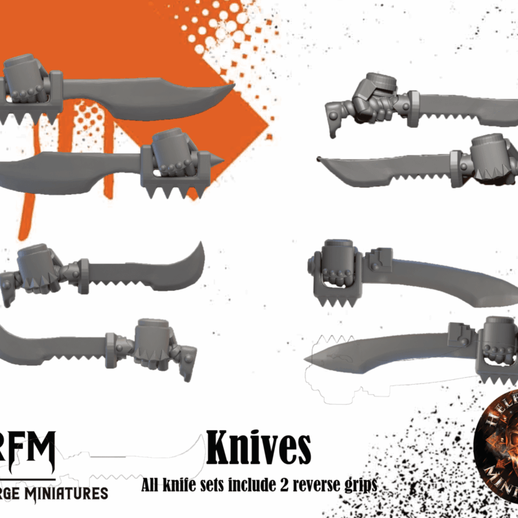Legion Combat Knives by Helforged Miniatures