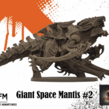 Giant Space Mantis #2 by IO_BUTOV  -  Space Bugs - Hierodule Proxy