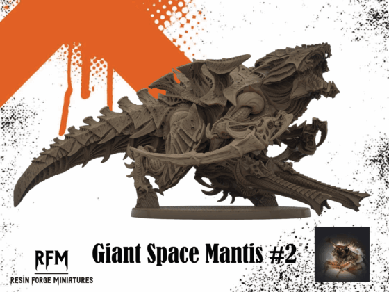 Giant Space Mantis #2 by IO_BUTOV  -  Space Bugs - Hierodule Proxy