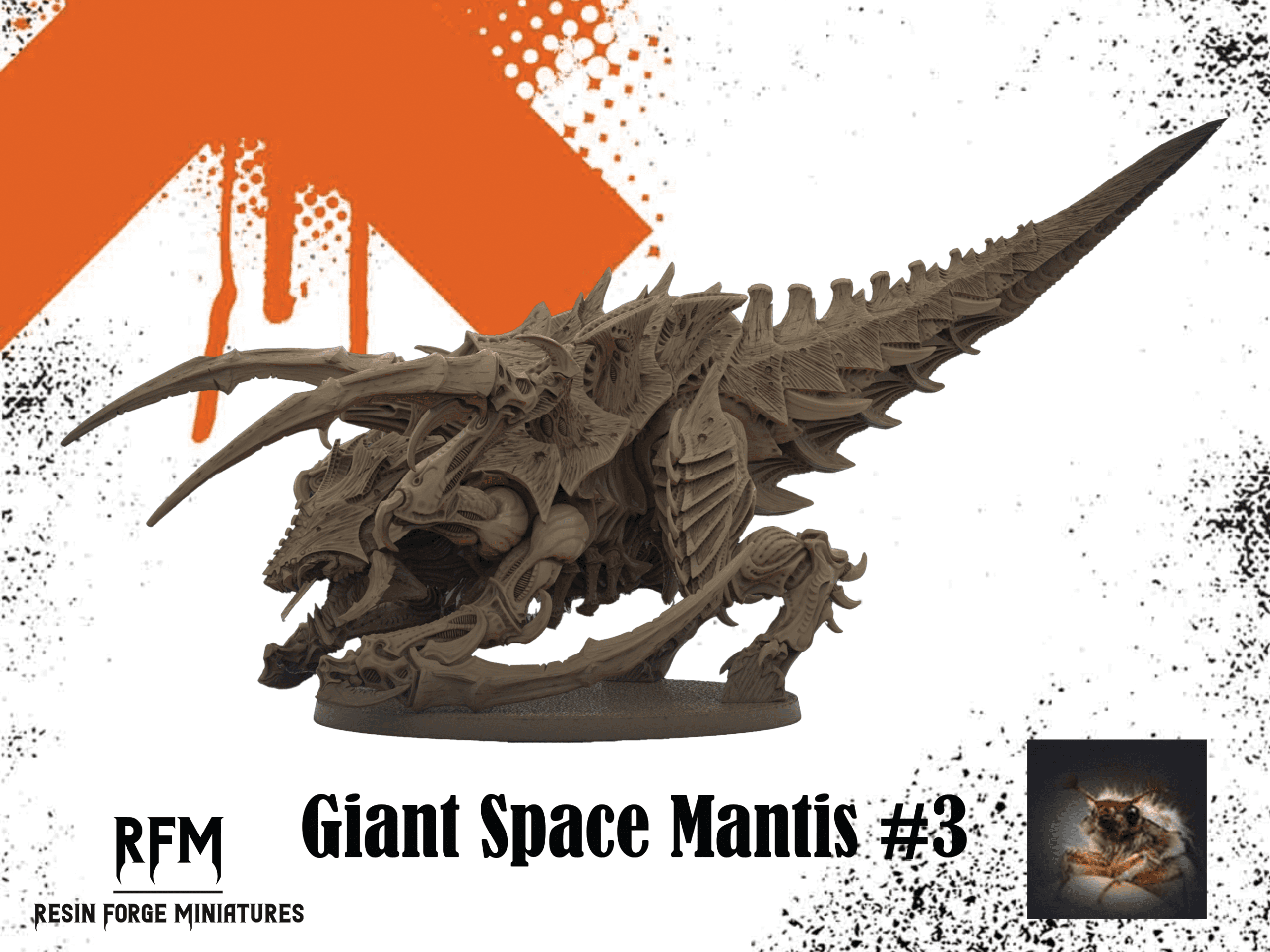 Giant Space Mantis #3 by IO_BUTOV - Space Bugs - Hierodule Proxy