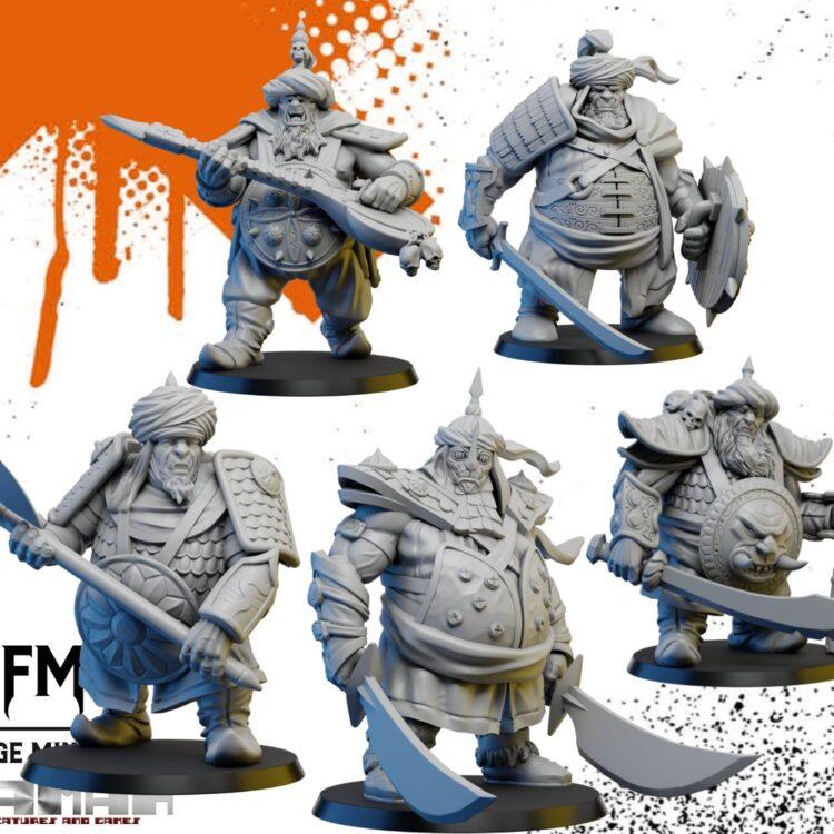 Ogre Warrior Squad by Ghamak | Fantasy Ogres