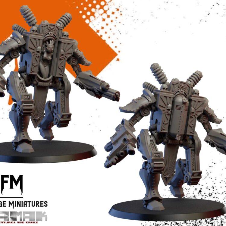 Red Sisters Penitent Robot Squad by Ghamak