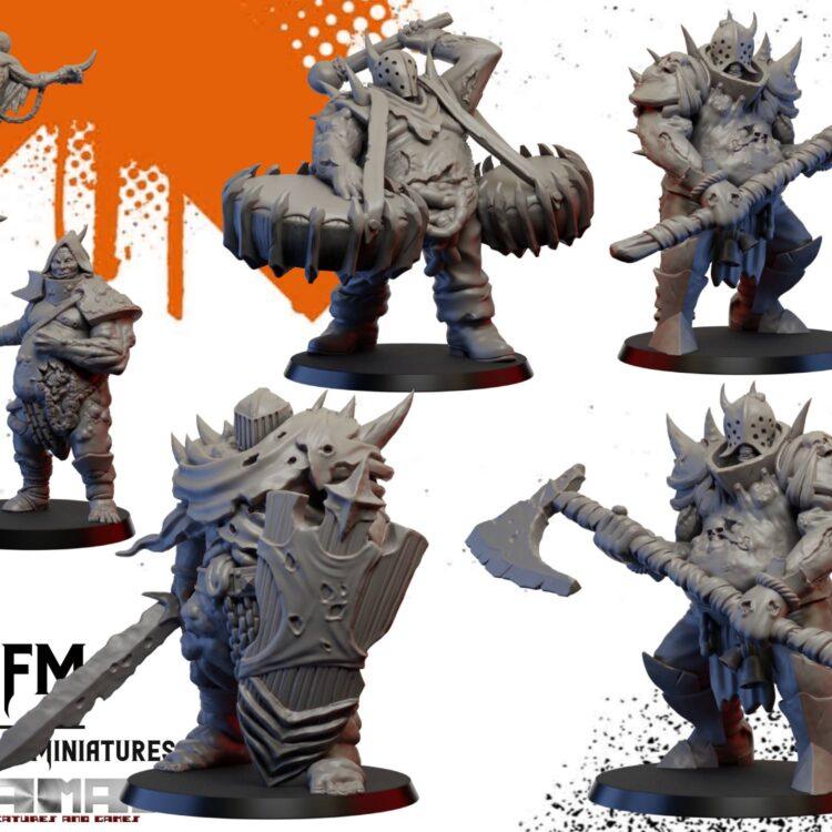 Pestilence Maggot Warrior Squad of Chaos by Ghamak