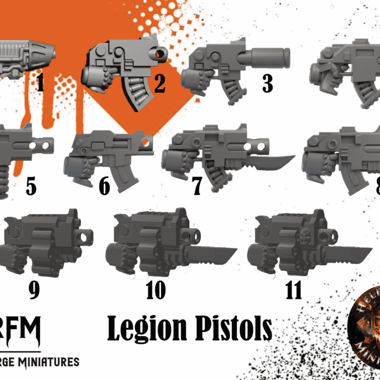 Legion Pistols – by Helforged Miniatures