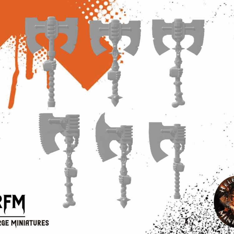 Legion Power Axes by Helforged Miniatures