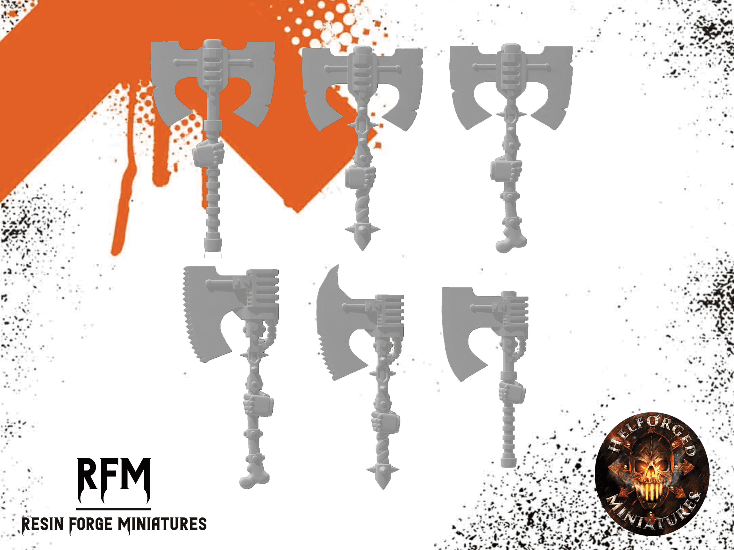 Legion Power Axes by Helforged Miniatures