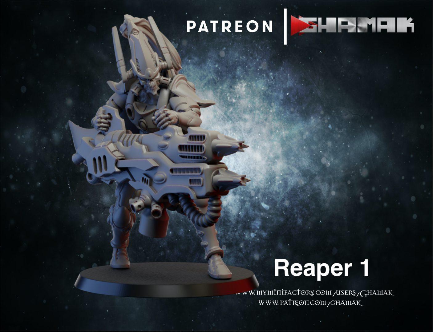 Space Elf Reaper Squad by Ghamak - Image 2