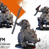 Orc Boar Riders Squad by Ghamak | Fantasy Orks