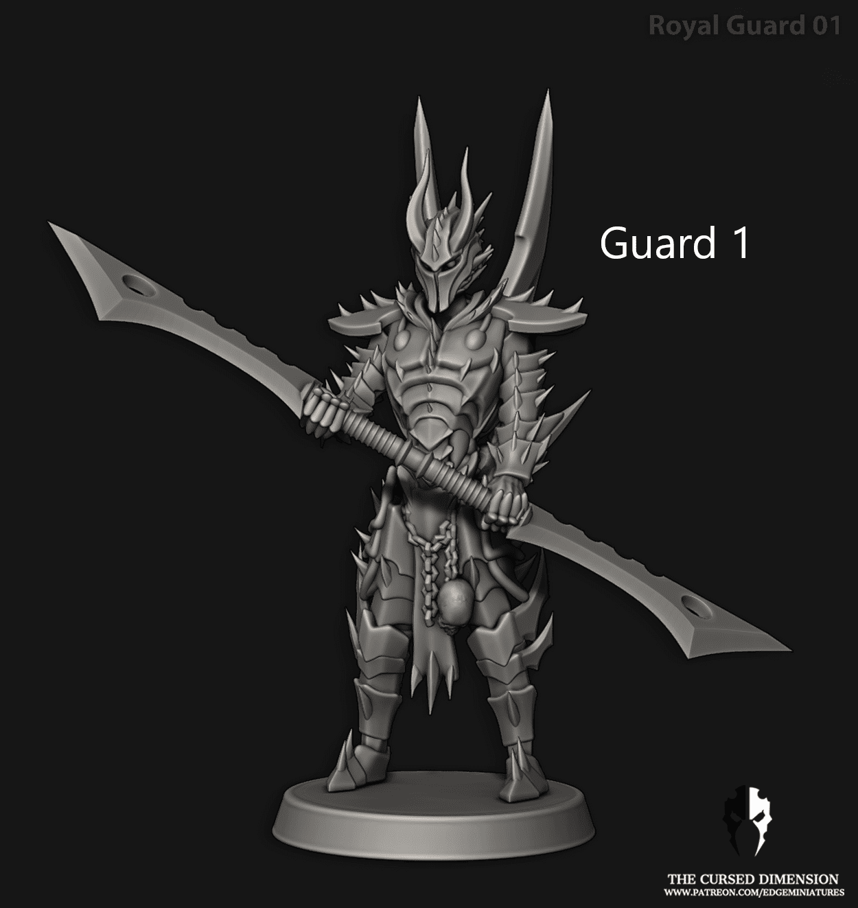 Royal Guard Squad by Edge Miniatures | Dark Space Elves - Image 2