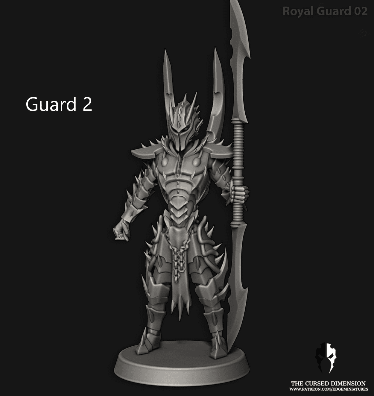 Royal Guard Squad by Edge Miniatures | Dark Space Elves - Image 5