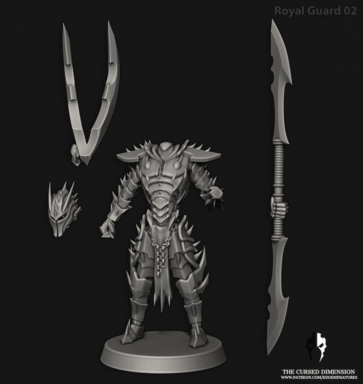 Royal Guard Squad by Edge Miniatures | Dark Space Elves - Image 7