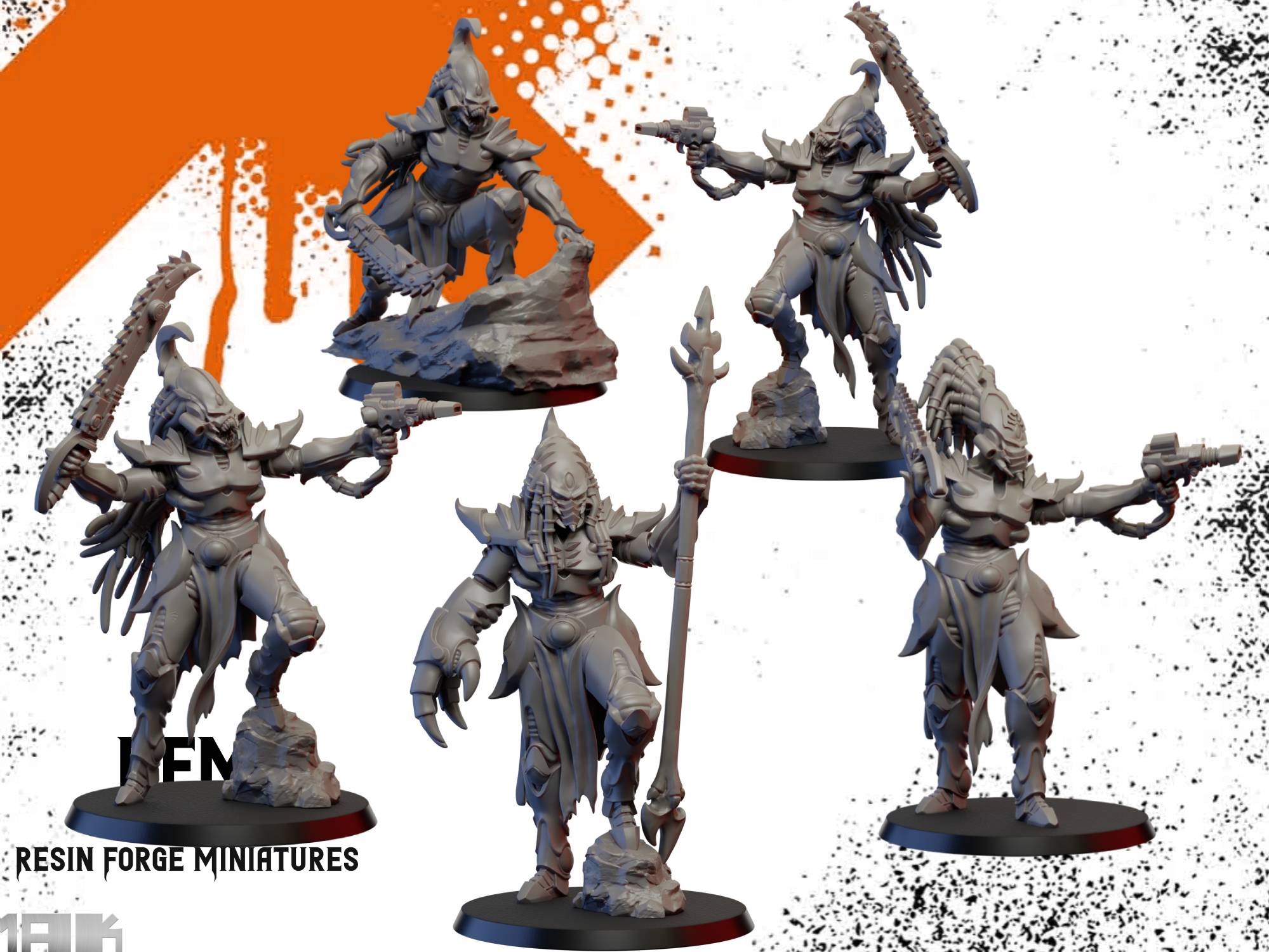 Space Elf Scorpion Squad by Ghamak