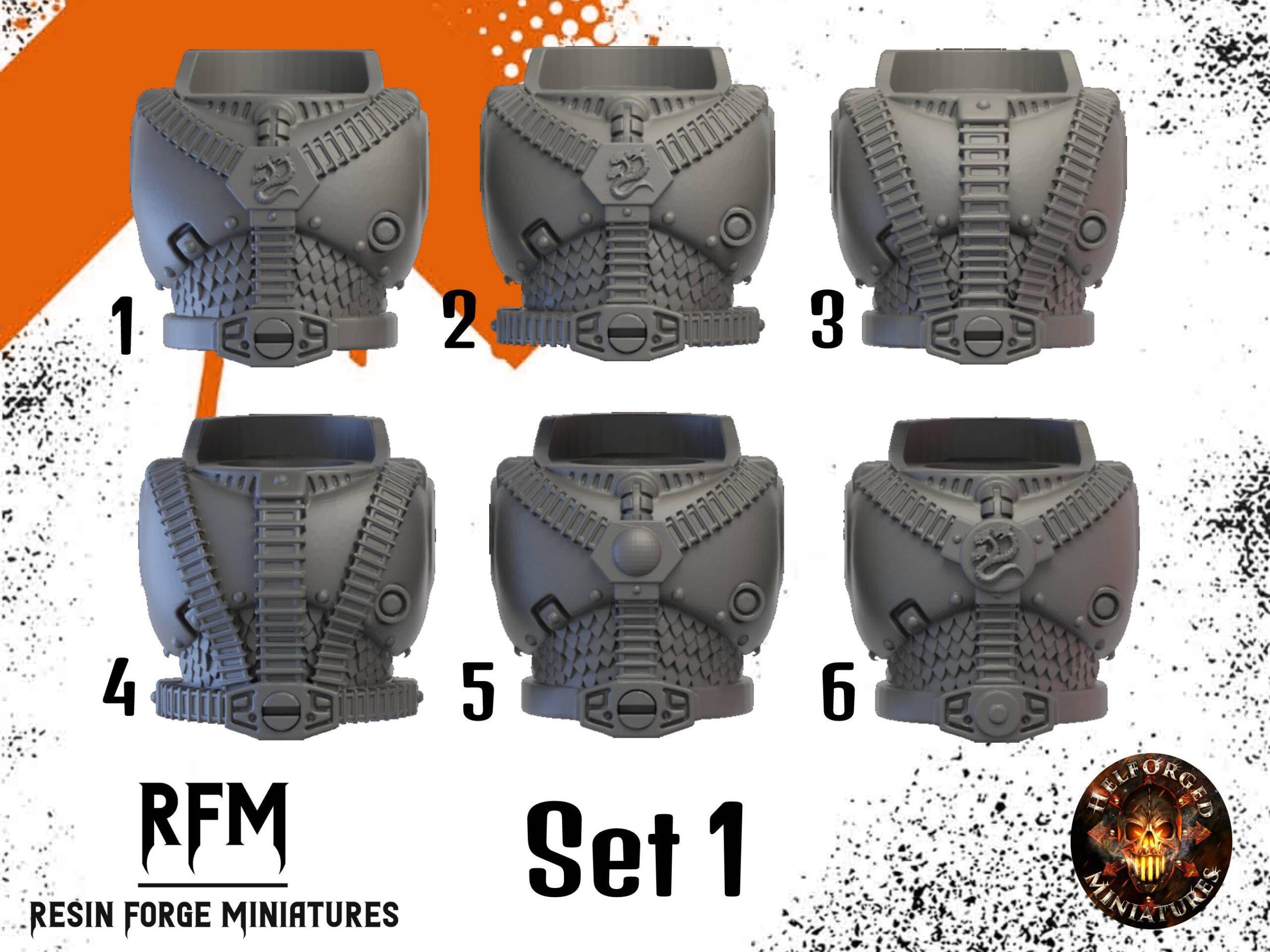 Hydra Legion Torsos Upgrade Sets by Helforged Miniatures - Image 2