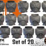 Hydra Legion Torsos Upgrade Sets by Helforged Miniatures