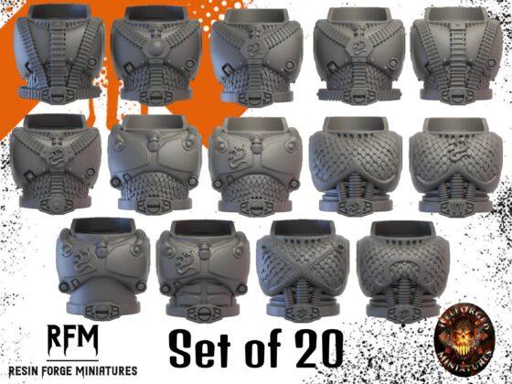Hydra Legion Torsos Upgrade Sets by Helforged Miniatures
