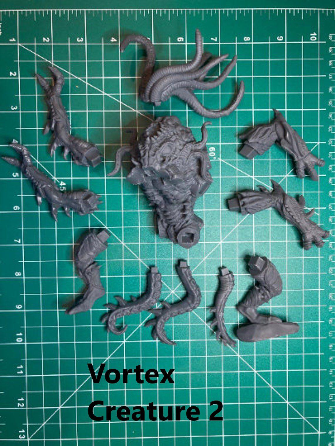 Giant Mutated Warp Beast #2 of Chaos by Ghamak - 120mm Oval Base - Image 3