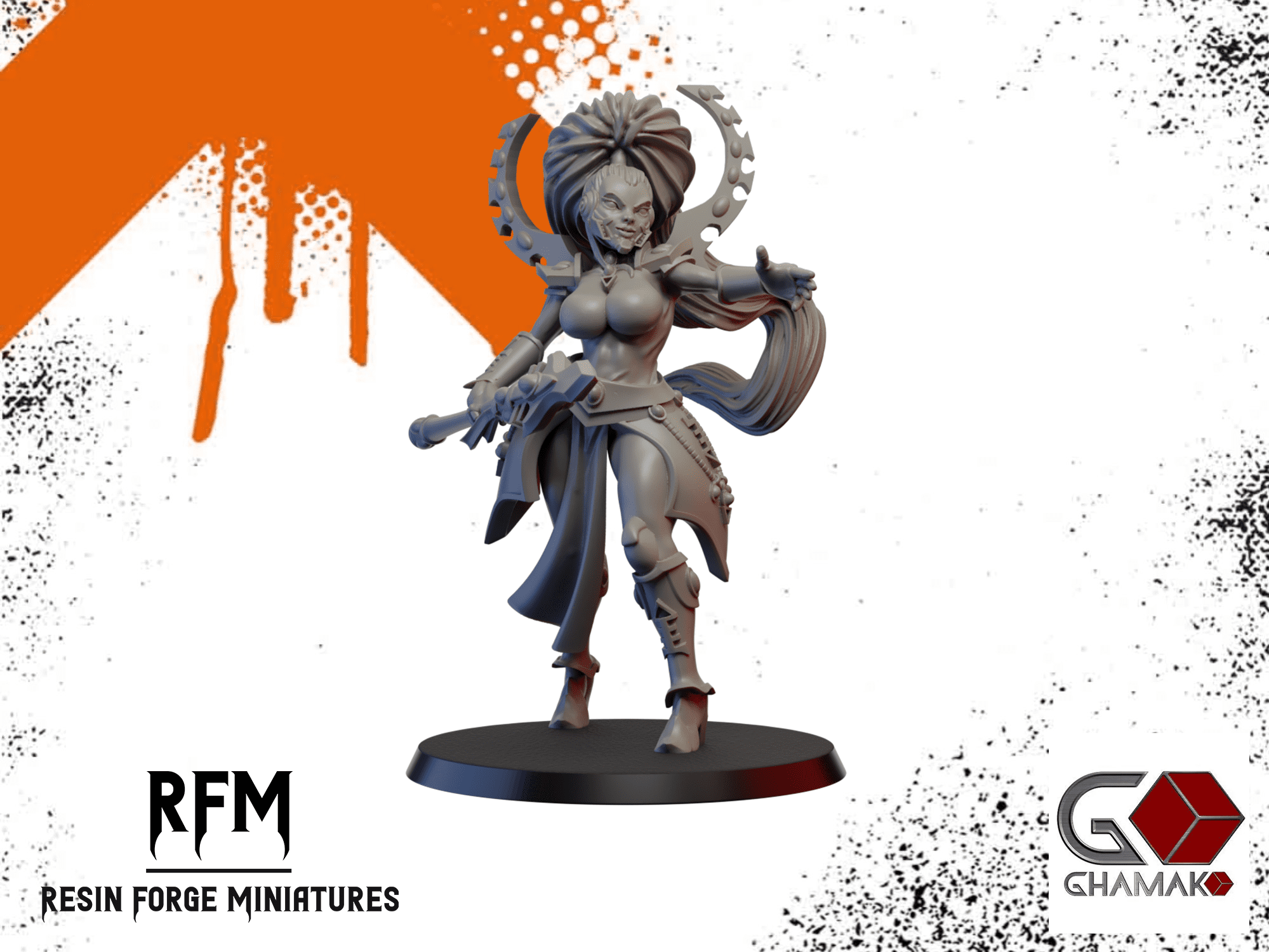 Pinup Space Elf Warlock by Ghamak