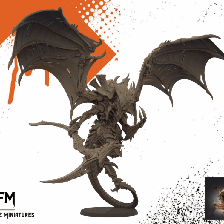 Flying Tyrant Bug by IO_BUTOV -  Space Bugs - Hive Tyrant Proxy