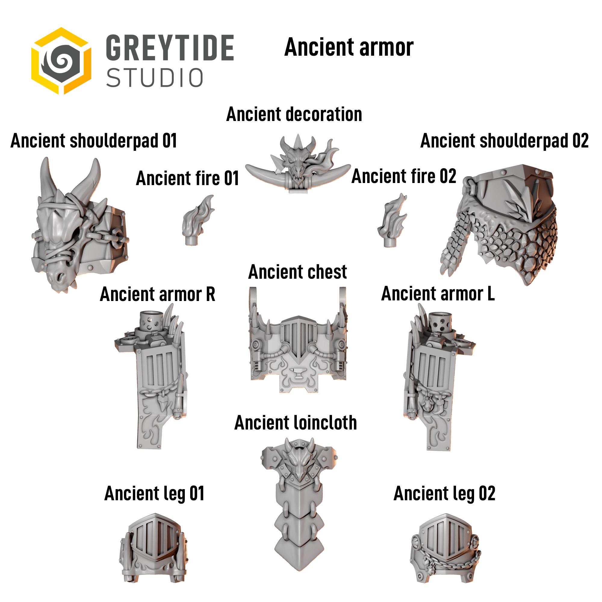 Redemptor Dreadnought Upgrade Set | Fire Drakes | GreyTide Studios - Image 2