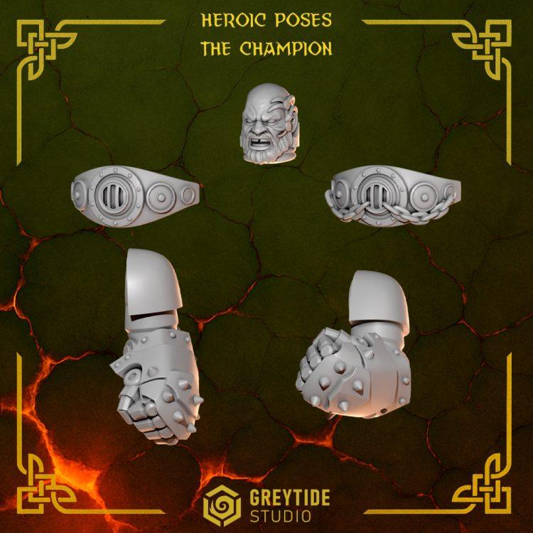 "Champion" Themed Conversion Set | Fire Drakes | GreyTide Studios