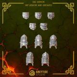 Terminator Style Greaves and Hip Armor x 20 | Fire Drakes | GreyTide Studios