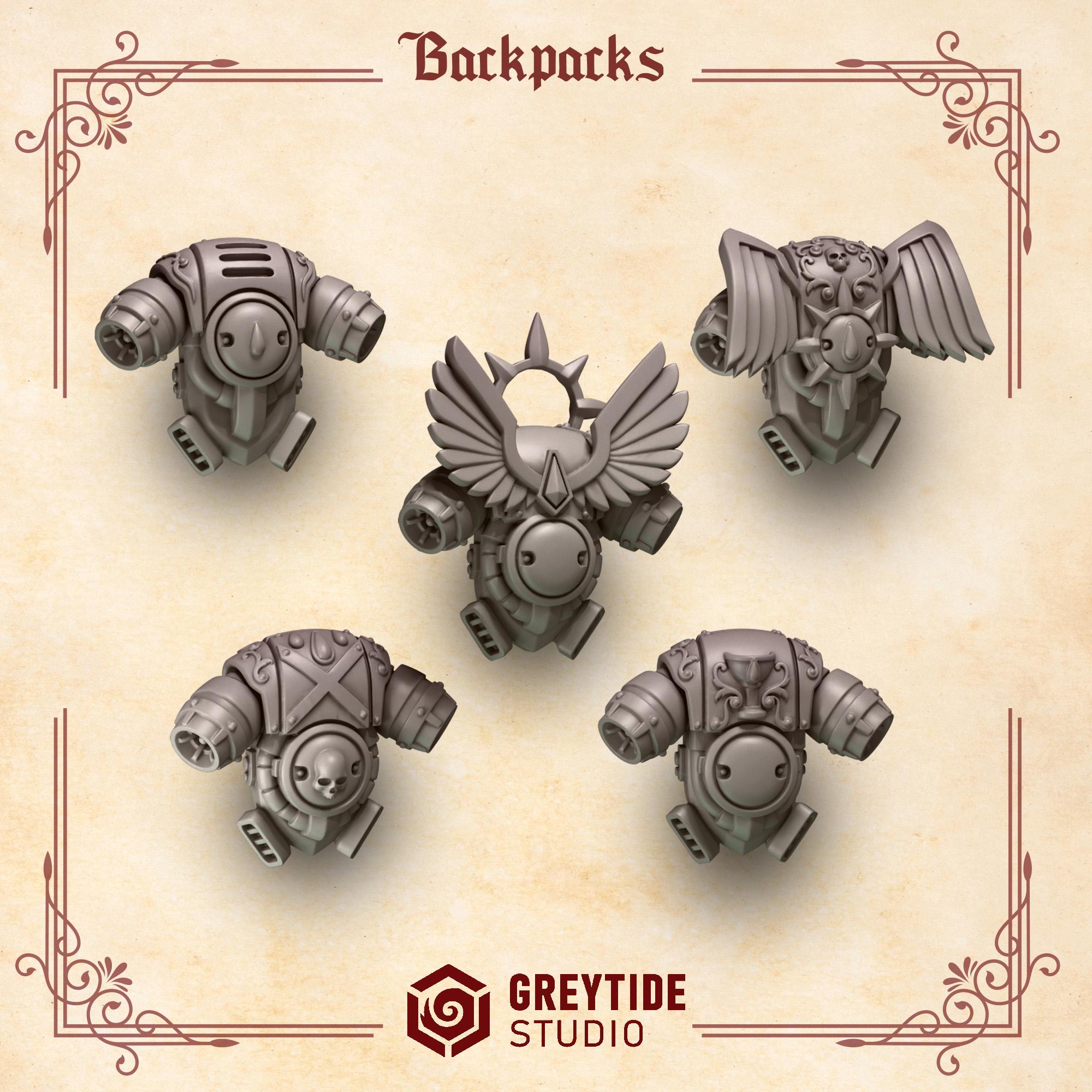 Backpacks x10 | Crimson Angels | GreyTide Studios
