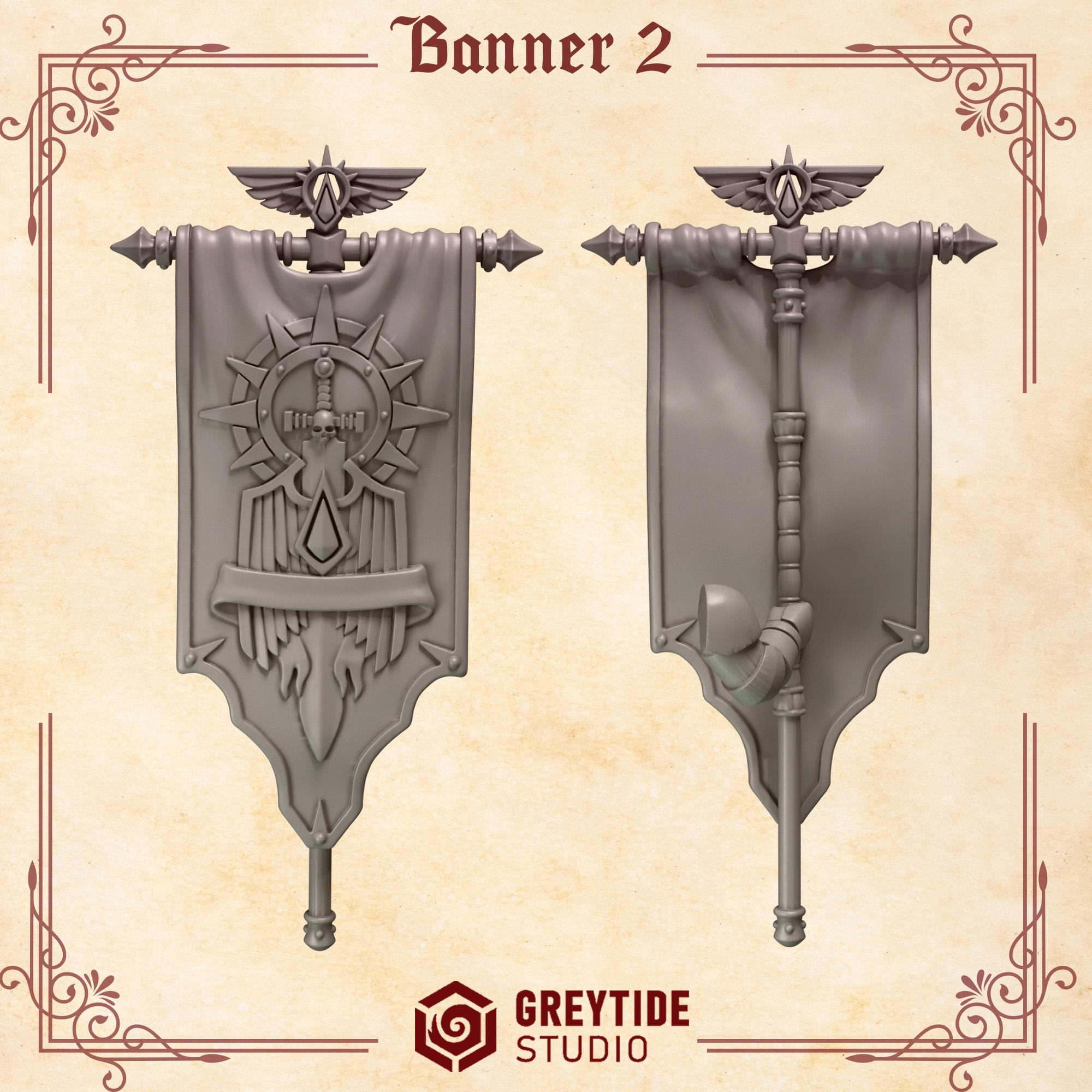 Banner Standard | Crimson Angels | GreyTide Studios