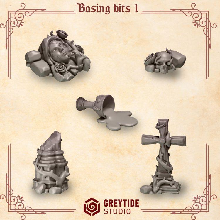Basing Bits Set 1 x5 | Crimson Angels | GreyTide Studios