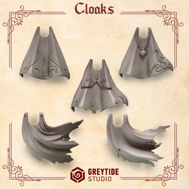 Cloaks/Capes Set | Crimson Angels | GreyTide Studios