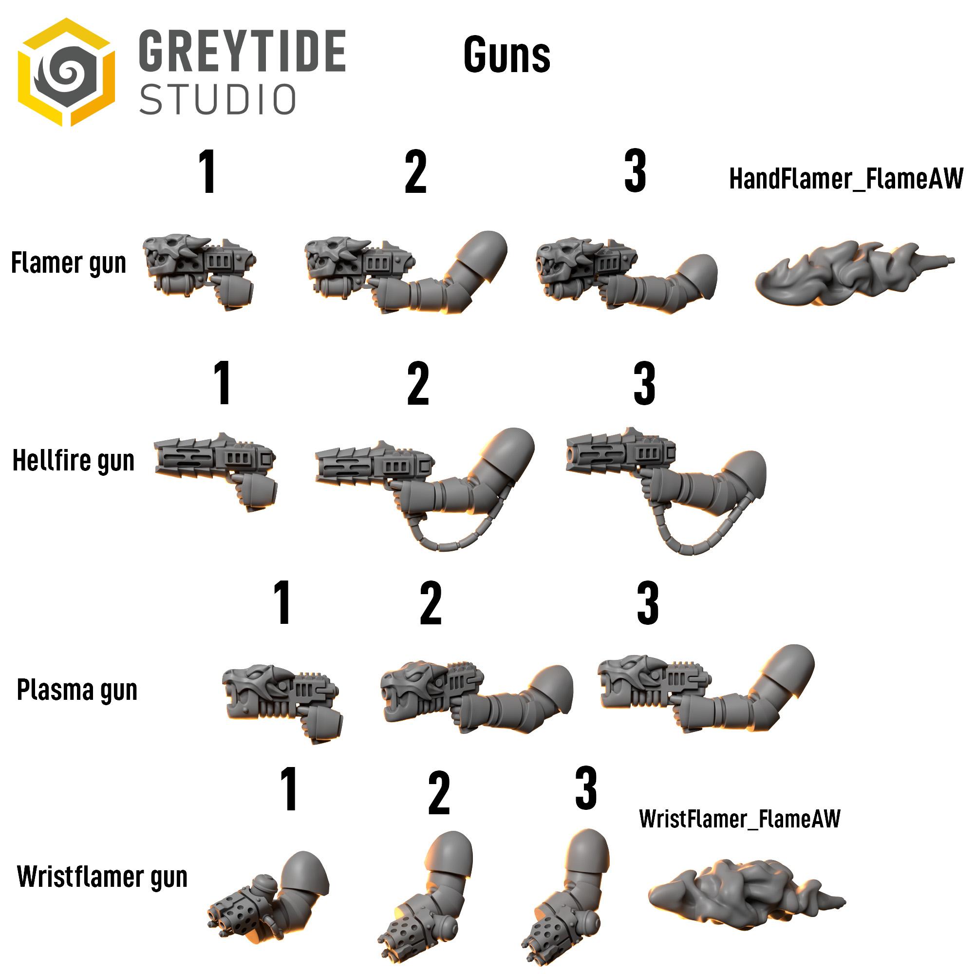 Hellfire Guns | Fire Drakes | GreyTide Studios - Image 2