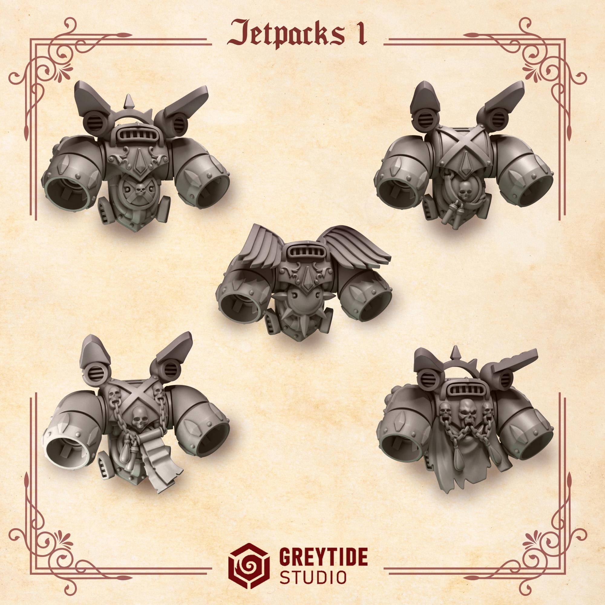 Jump Packs Set 1 | Crimson Angels | GreyTide Studios