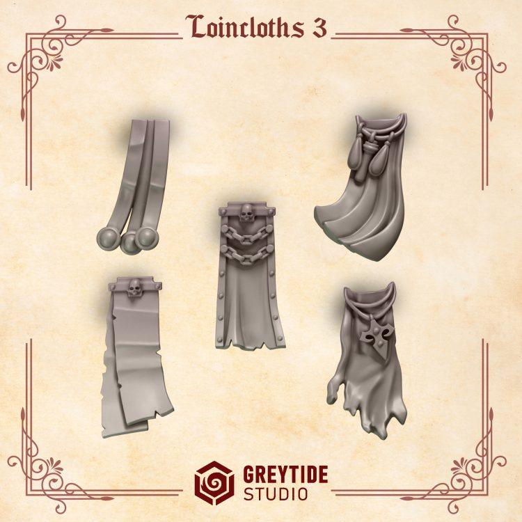 Loincloth Set 3 | Crimson Lords | GreyTide Studios