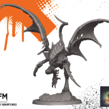 Flying Tyrant Bug 02 by IO_BUTOV -  Space Bugs - Hive Tyrant Proxy